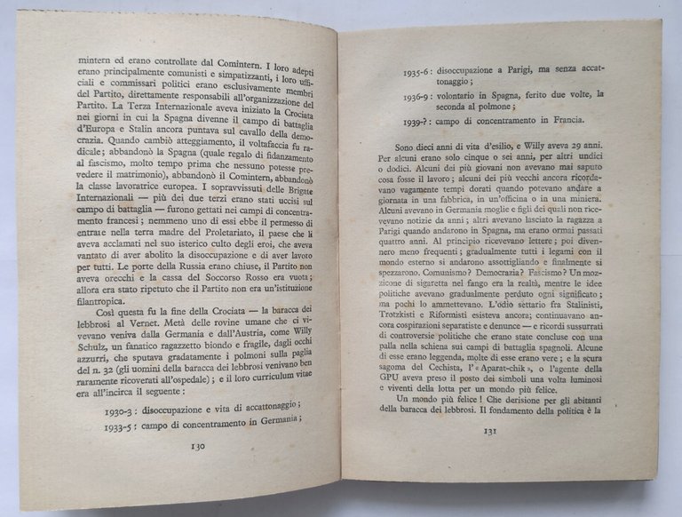 SCHIUMA DELLA TERRA di Arthur Koestler 1947 Edizioni U Libro …