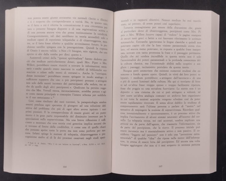 SCIENZA E PERCEZIONE EXTRA SENSORIALE di J R Smythies 1968 …