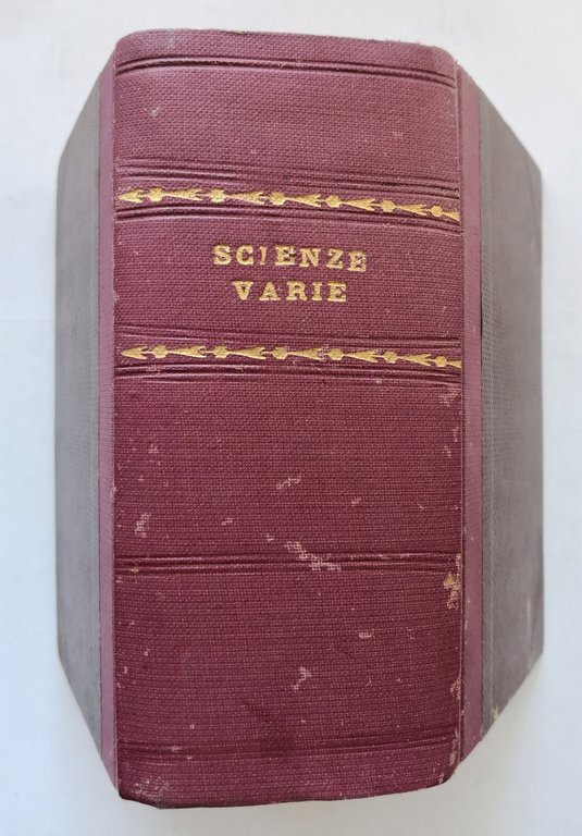 SCIENZE VARIE 7 volumi insieme 1918 1922 Giusti Finanze statistica …