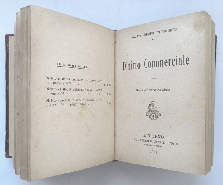 SCIENZE VARIE 7 volumi insieme 1918 1922 Giusti Finanze statistica …