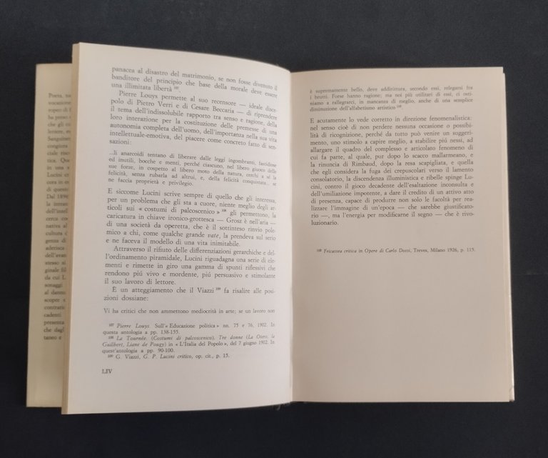 SCRITTI CRITICI di GIAN PIERO LUCINI A Cura Martinelli 1971 …
