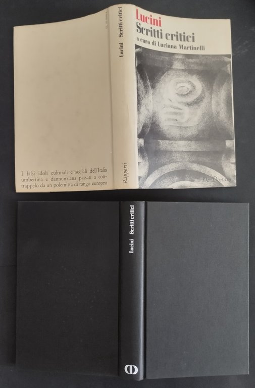 SCRITTI CRITICI di GIAN PIERO LUCINI A Cura Martinelli 1971 …