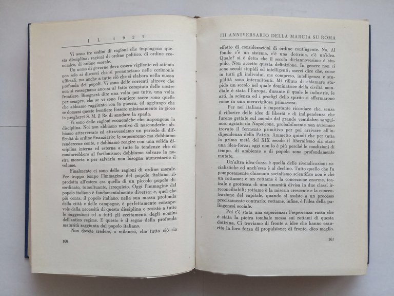 SCRITTI E DISCORSI 1925 1926 di Benito Mussolini 1934 Ulrico …