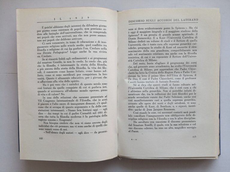 SCRITTI E DISCORSI 1929 1931 di Benito Mussolini 1934 Hoepli …