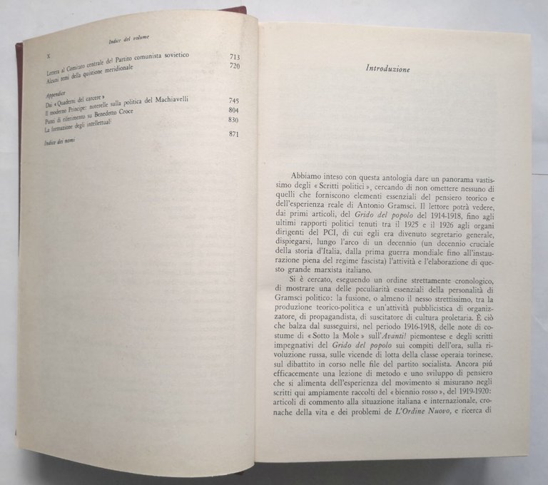 SCRITTI POLITICI di Antonio Gramsci cura Spriano 1979 Editori Riuniti …