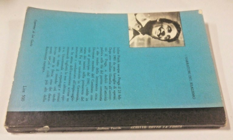 SCRITTO SOTTO LA FORCA di Julius Fucik 1959 libro campi …