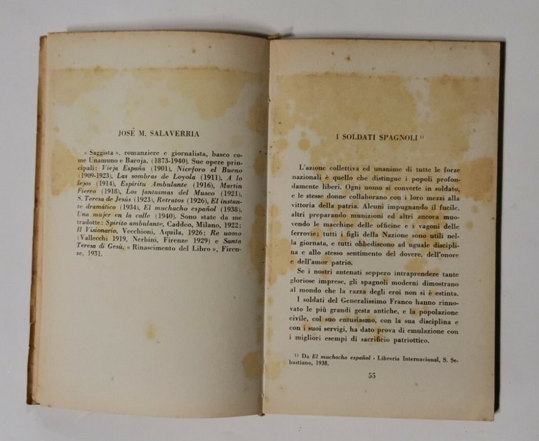 SCRITTORI DI GUERRA SPAGNOLI 1936 1939 a cura di Gilberto …