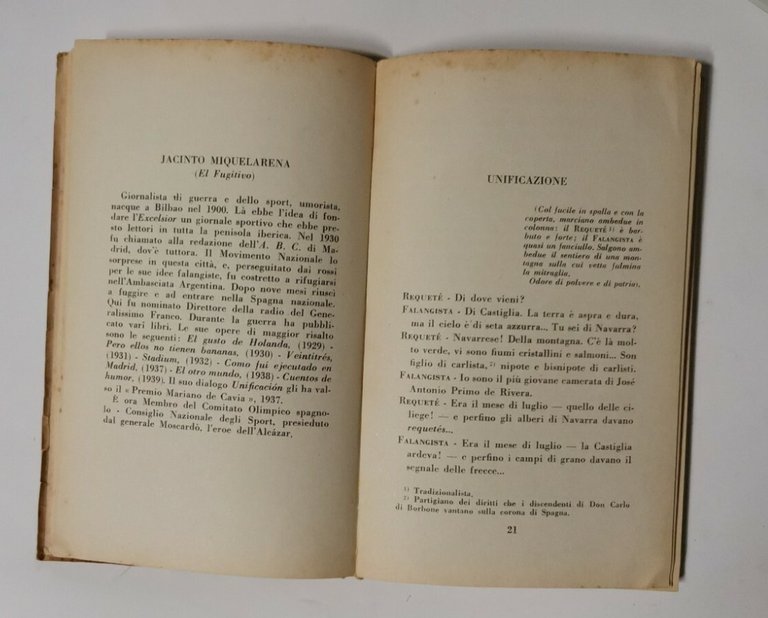 SCRITTORI DI GUERRA SPAGNOLI 1936 1939 a cura di Gilberto …