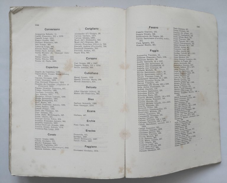 SCRITTORI ED ARTISTI PUGLIESI antichi moderni di Carlo Villani 1904 …