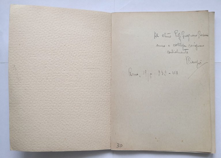 SCUOLA E FASCISMO di Vincenzo Ciampi libro autografato Tipografia Operaia …