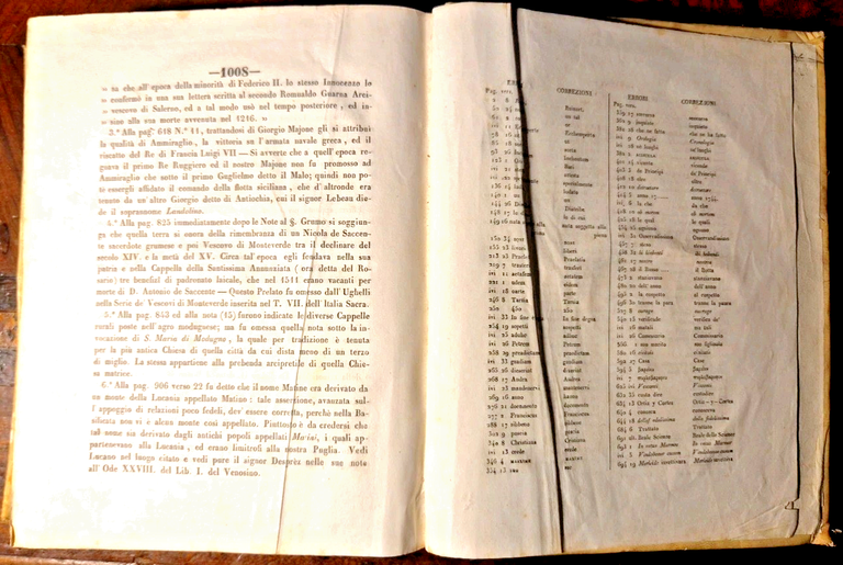 SERIE CRITICA DE SACRI PASTORI BARESI di Michele Garruba 1844 …