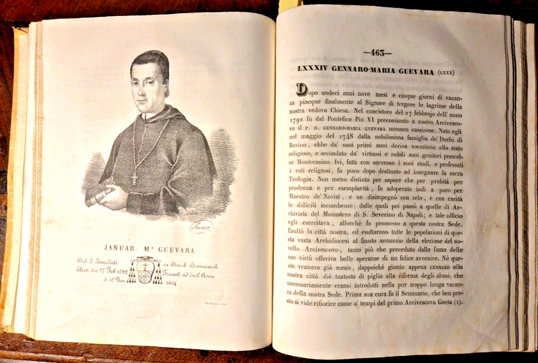 SERIE CRITICA DE SACRI PASTORI BARESI di Michele Garruba 1844 …