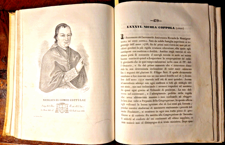 SERIE CRITICA DE SACRI PASTORI BARESI di Michele Garruba 1844 …