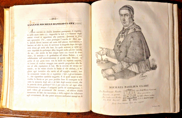 SERIE CRITICA DE SACRI PASTORI BARESI di Michele Garruba 1844 …