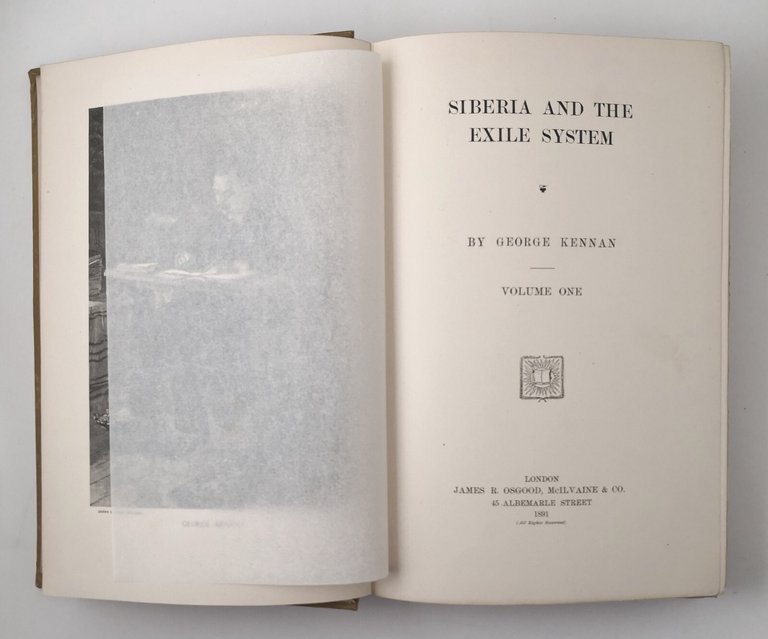 SIBERIA AND THE EXILE SYSTEM di George Kennan 2 volumi …