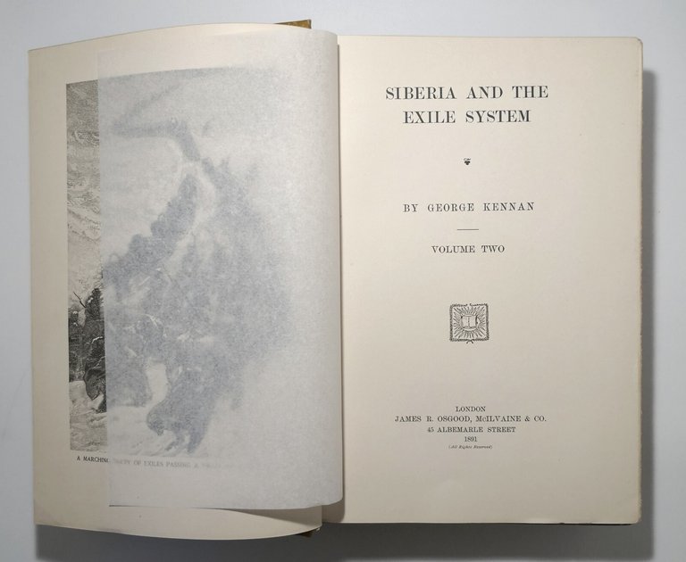 SIBERIA AND THE EXILE SYSTEM di George Kennan 2 volumi …