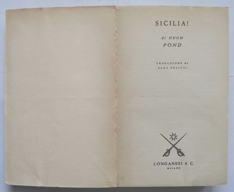 SICILIA di Hugh Pond 1971 Longanesi Libro sbarco alleato II …