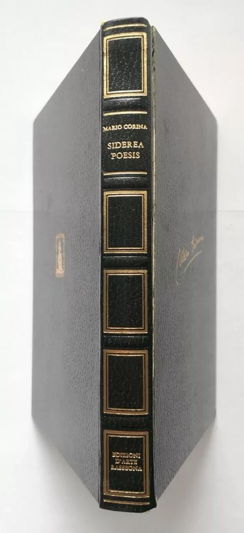SIDEREA POESIS di Mario Corina 1972 Edizioni d'arte Libro tiratura …