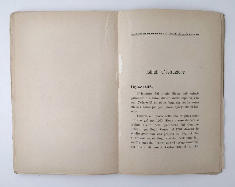 SIENA CENNI E NOTIZIE di Narciso Pucci 1912 Giuntini e …
