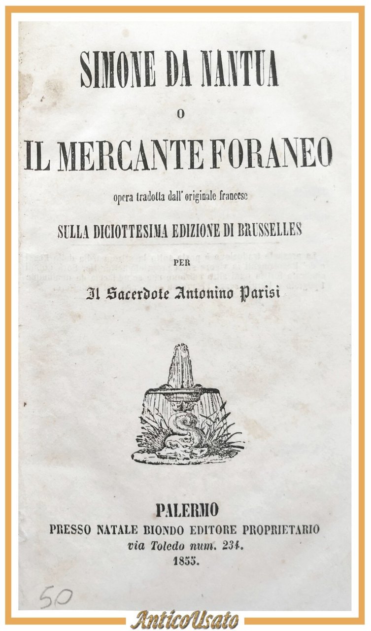 SIMONE DA NANTUA O IL MERCANTE FORANEO di Antonio Parisi …