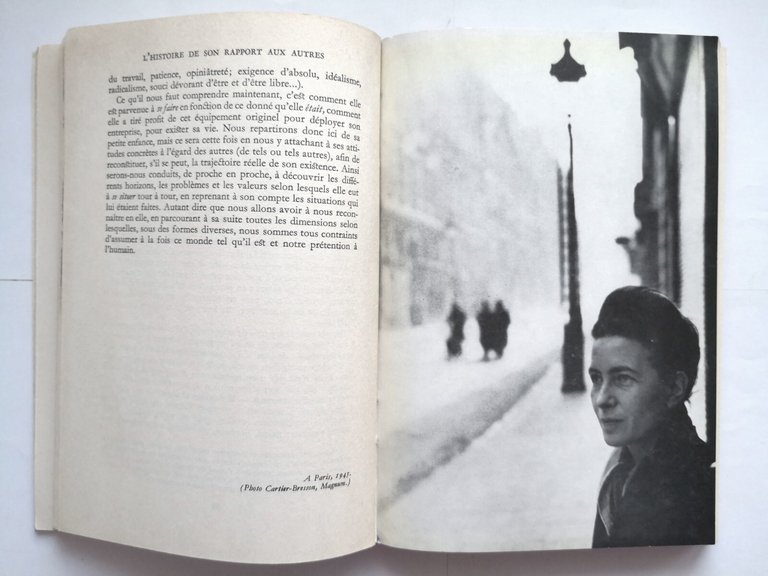 SIMONE DE BEAUVOIR OU L'ENTREPRISE DE VIVRE di Francis Jeanson …