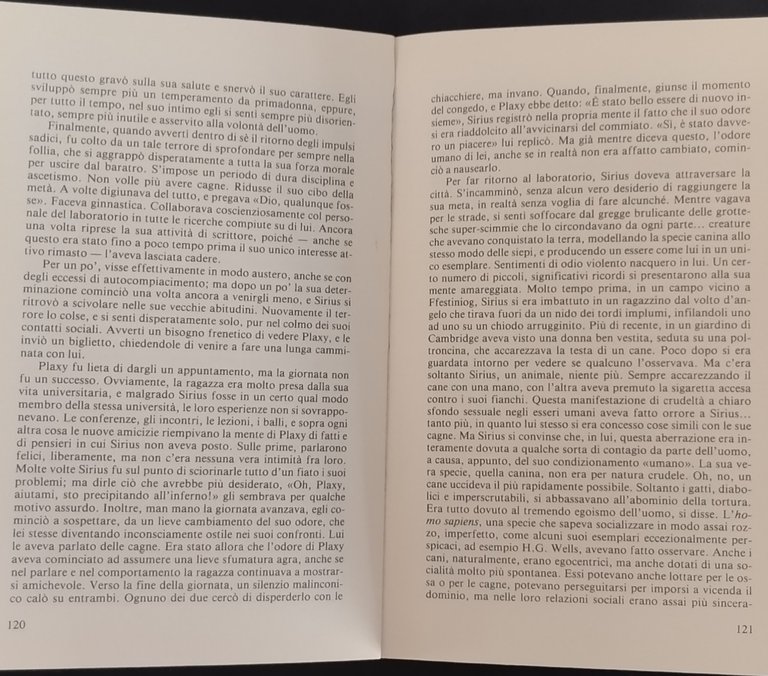 SIRIUS ROMANZO DI FANTASCIENZA di Olaf Stapledon 2002 editrice Nord …