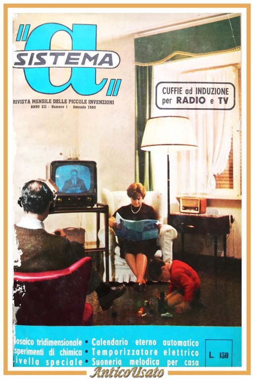 SISTEMA A 1960 annata completa 12 riviste Rodolfo Capriotti radio …