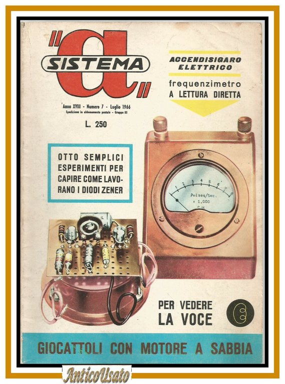 SISTEMA A dicembre 1964 rivista vintage fai da te elettronica … | Immagine Gallery 1