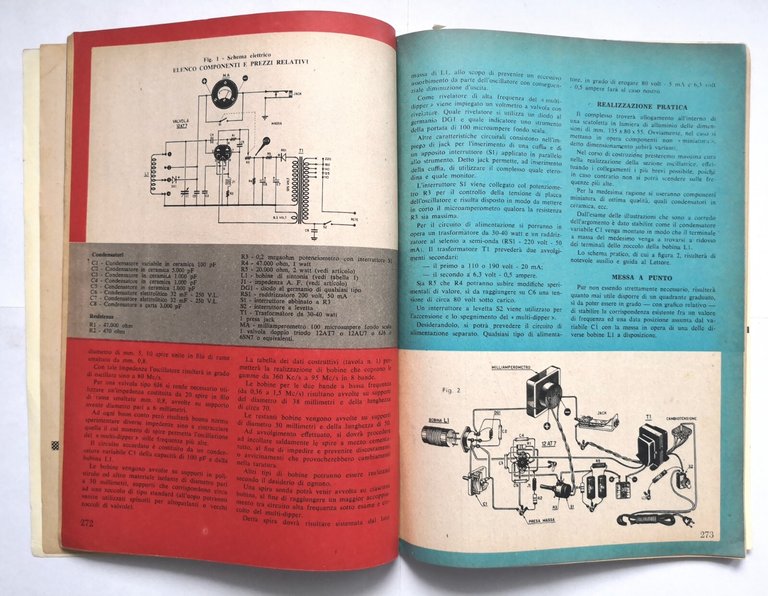 SISTEMA PRATICO aprile 1959 anno 7 rivista piani costruttivi portaerei …