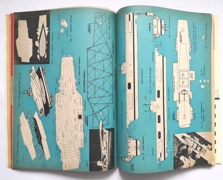 SISTEMA PRATICO aprile 1959 anno 7 rivista piani costruttivi portaerei …