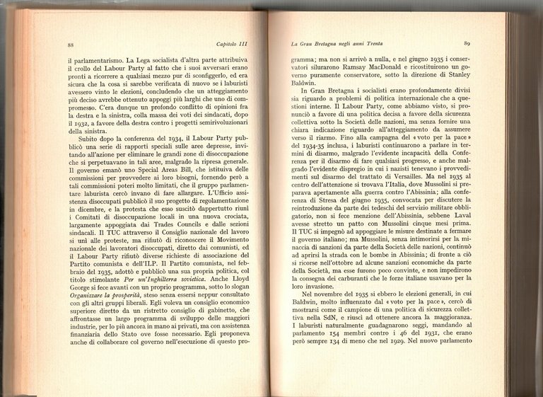 SOCIALISMO E FASCISMO 1931 1939 di G D H Cole …