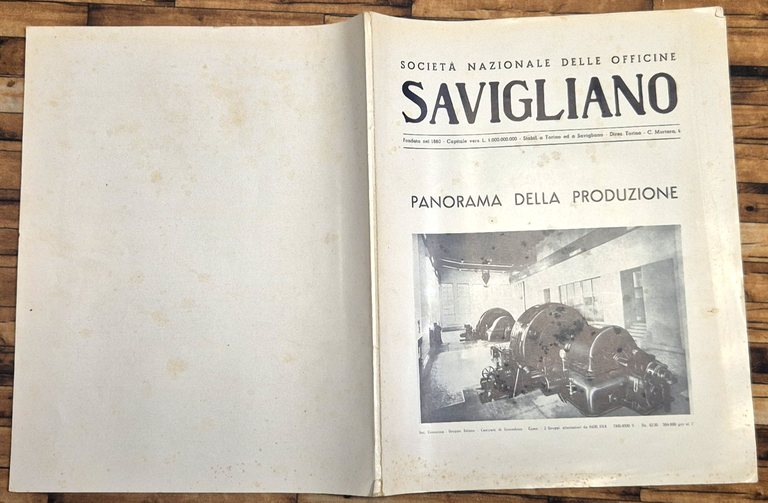 SOCIETÀ NAZIONALE OFFICINE SAVIGLIANO 1950 panorama della produzione catalogo | Immagine Gallery 2
