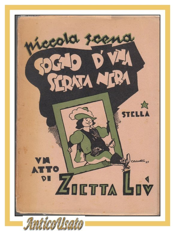 SOGNO DI UNA SERATA NERA un atto di Zietta Liù …