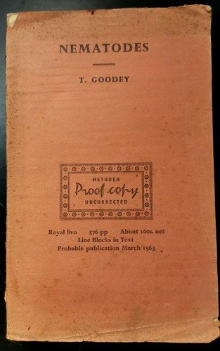 SOIL AND FRESHWATER NEMATODES di T Goodey proof copy bozza …