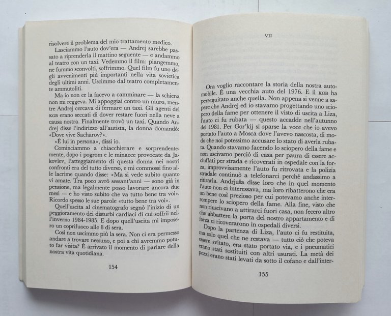 SOLI INSIEME di Elena Bonner 1986 Garzanti libro in esilio …