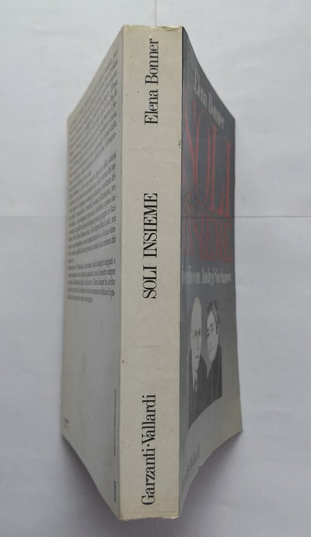 SOLI INSIEME di Elena Bonner 1986 Garzanti libro in esilio …