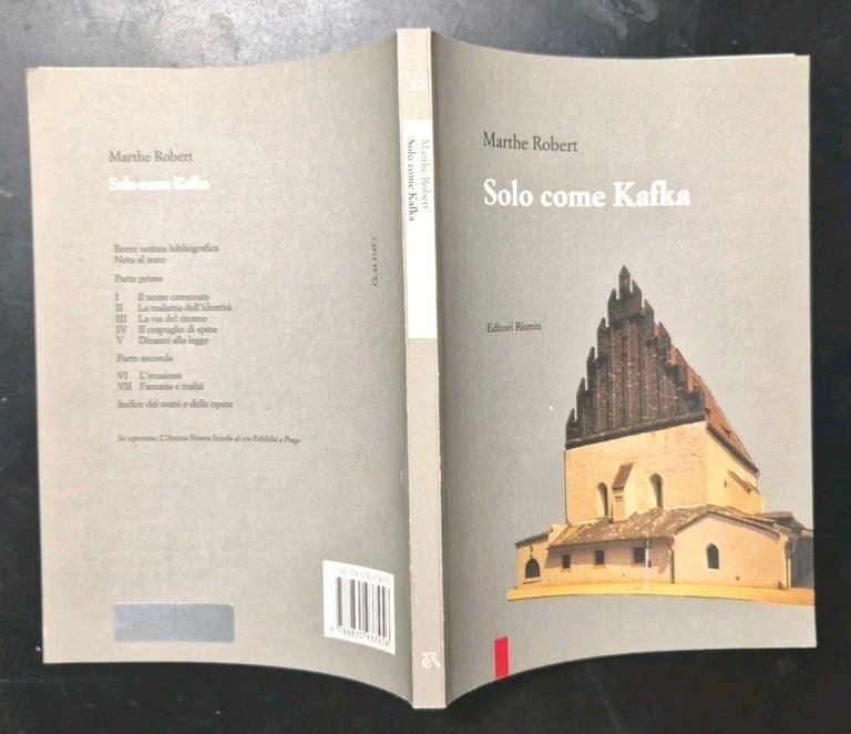 SOLO COME KAFKA di Marthe Robert 1993 Editori Riuniti Libro …