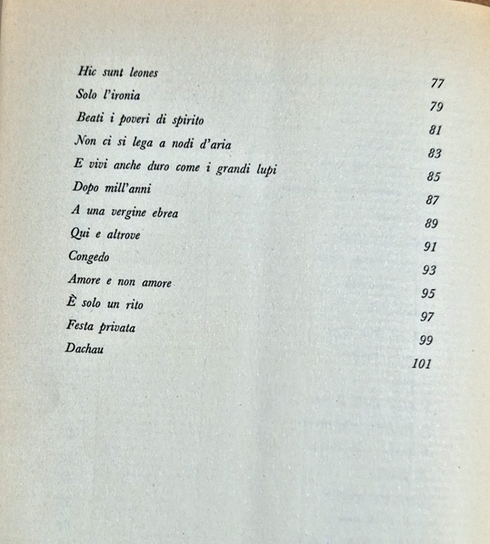 SOLO L'IRONIA di Giuliano Dego 1968 Marotta Libro autografato poeti … | Immagine Gallery 6