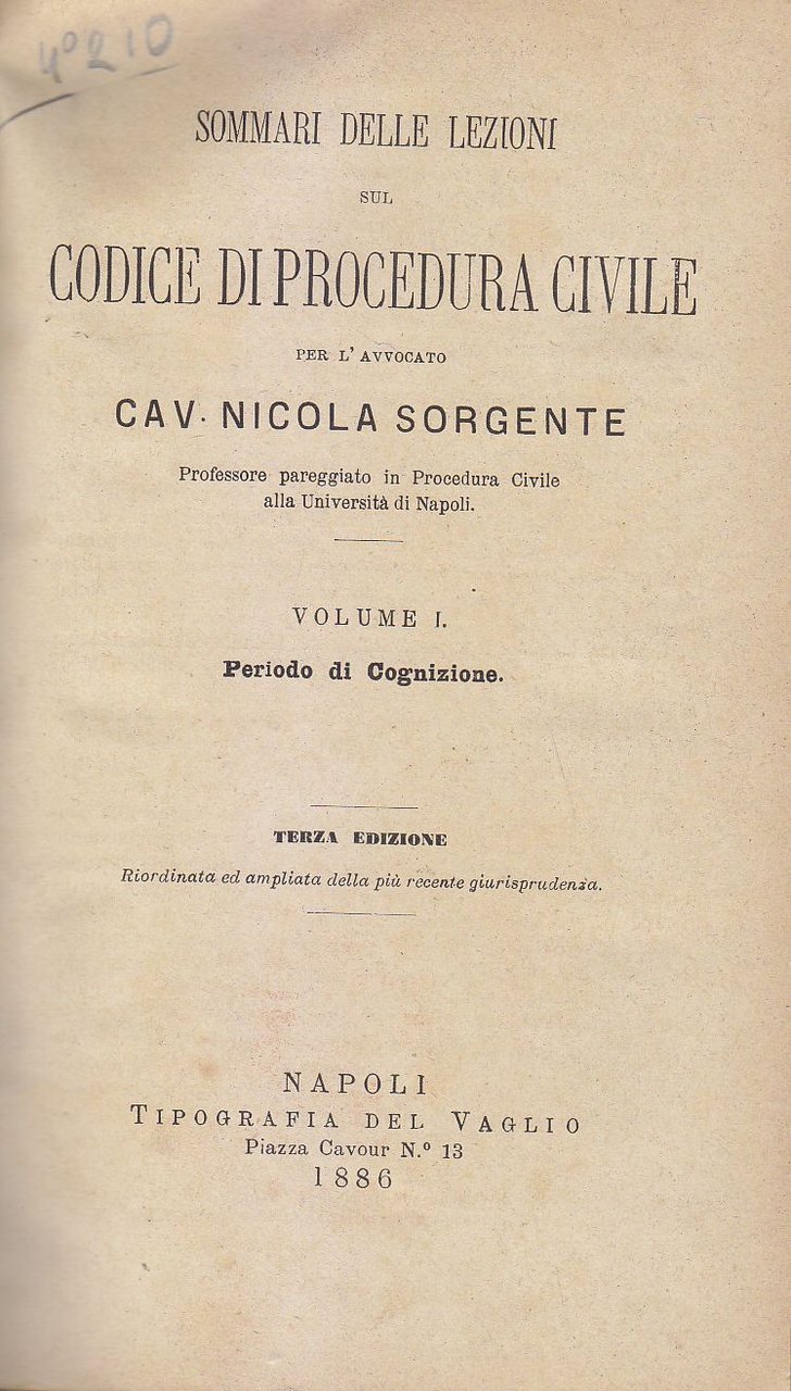SOMMARI LEZIONI CODICE DI PROCEDURA CIVILE 2 volumi in 1 …
