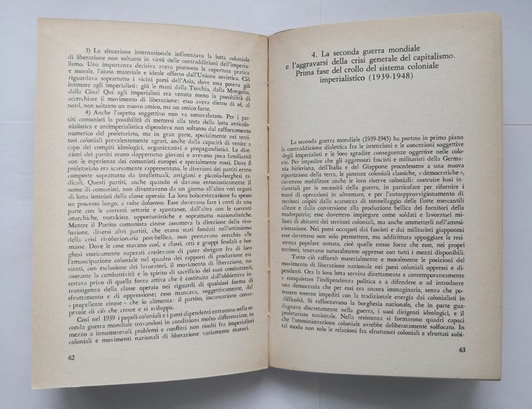 SOMMARIO DI STORIA COLONIALE Walter Markov 1972 Editori Riuniti libro