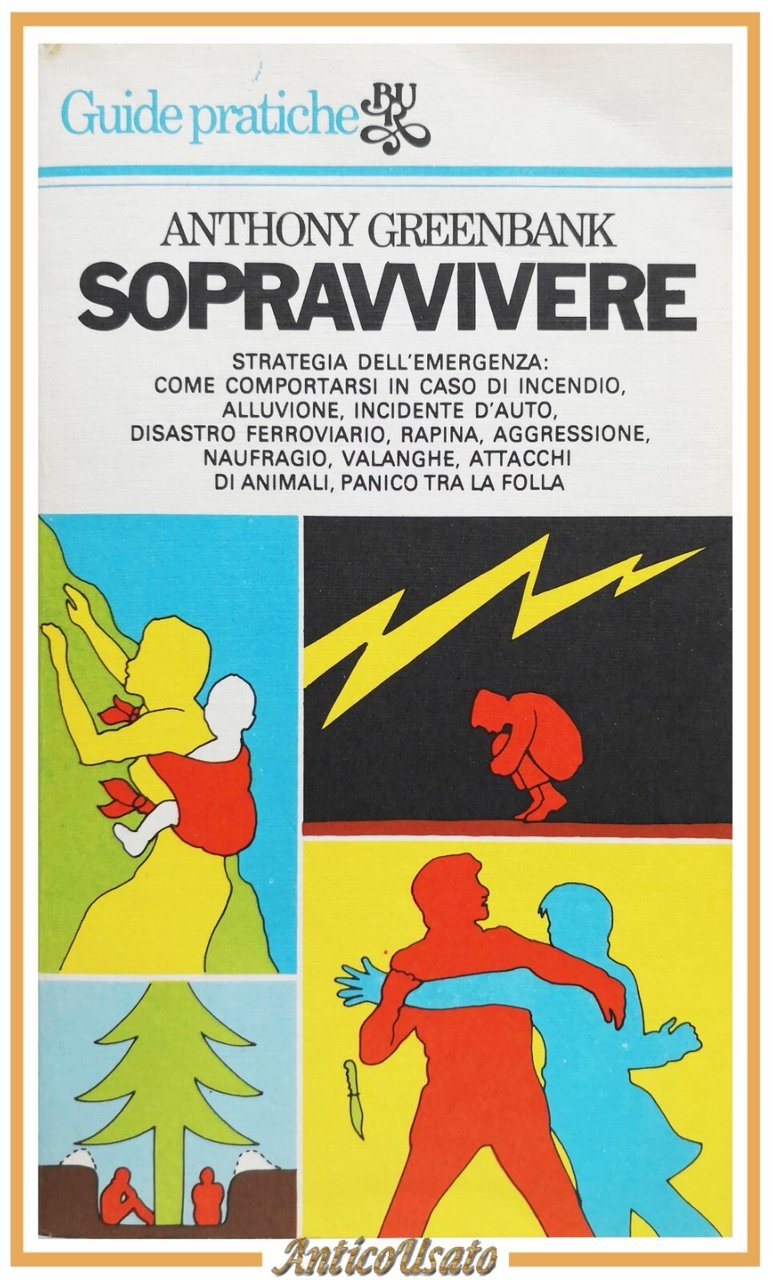 SOPRAVVIVERE di Anthony Greenbank 1978 Rizzoli libro strategia dell' emergenza
