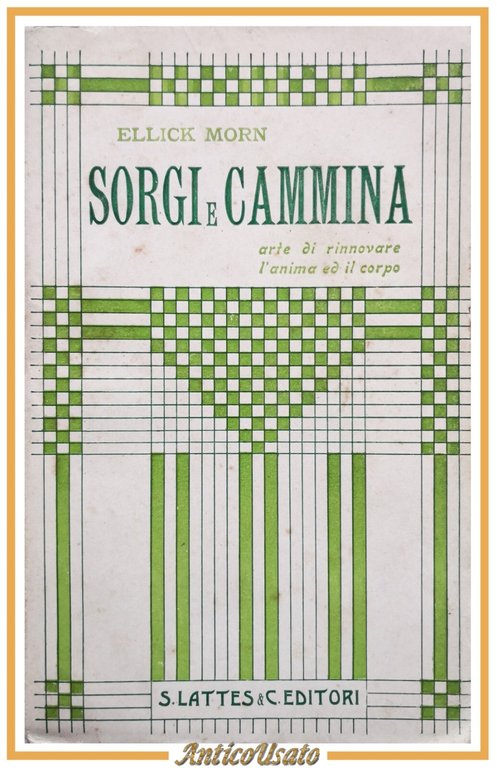 SORGI E CAMMINA di Ellick Morn 1909 Lattes Libro l'arte … | Immagine Gallery 1
