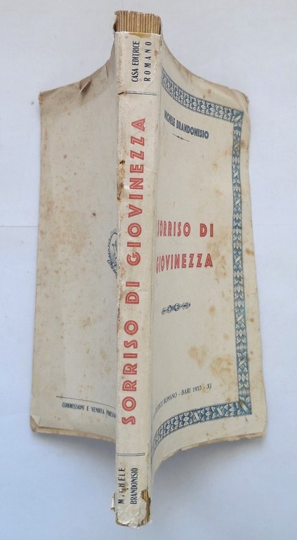 SORRISO DI GIOVINEZZA Michele Brandonisio 1933 libro aneddoti cultura fascista