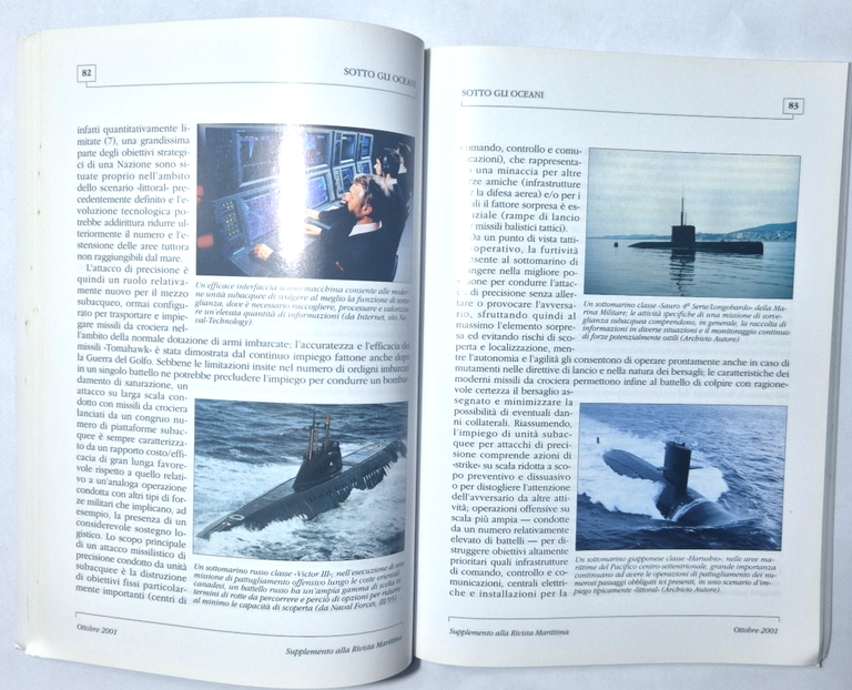 SOTTO GLI OCEANI di Michele Cosentino 2001 libro Sommergibili Sottomarini | Immagine Gallery 3