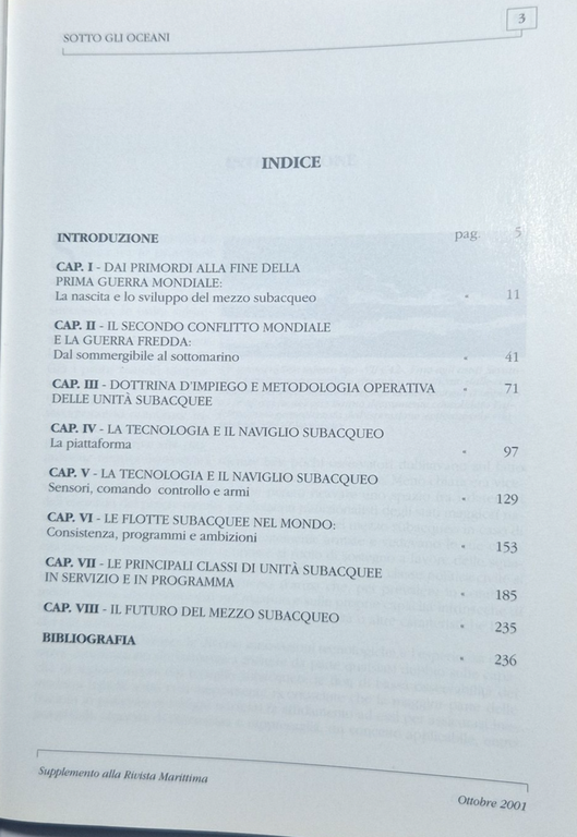 SOTTO GLI OCEANI di Michele Cosentino 2001 libro Sommergibili Sottomarini | Immagine Gallery 4
