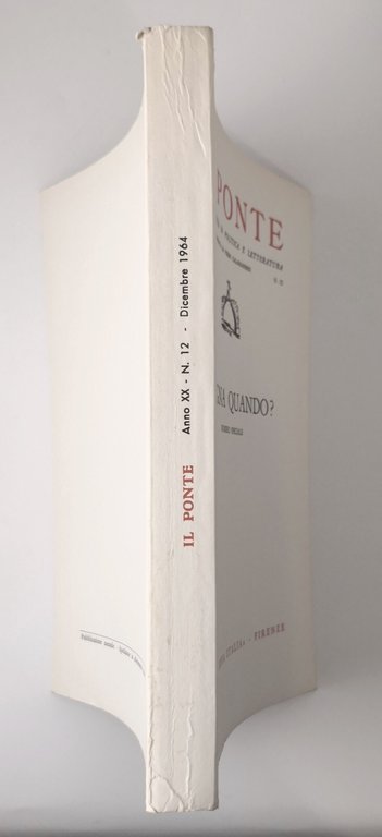 SPAGNA QUANDO? dicembre 1964 IL PONTE rivista numero speciale giornale …