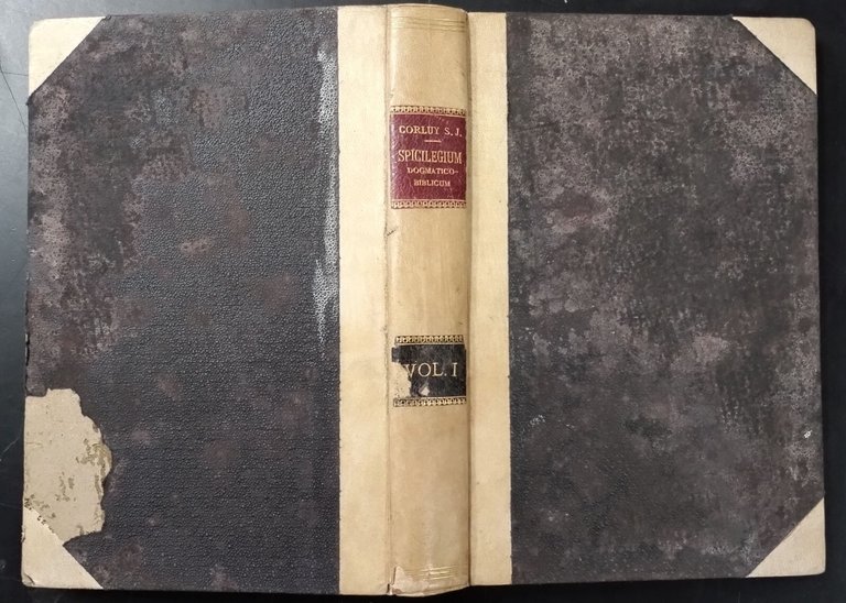 SPICILEGIUM DOGMATICO BIBLICUM di Josephi Corluy Volume 1 1884 Libro …