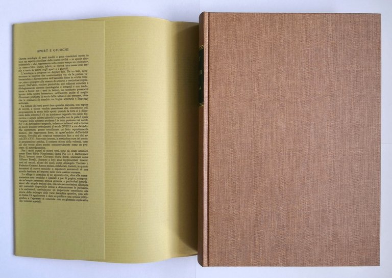 SPORT E GIUOCHI a cura di Carlo Bascetta 2 tomi …