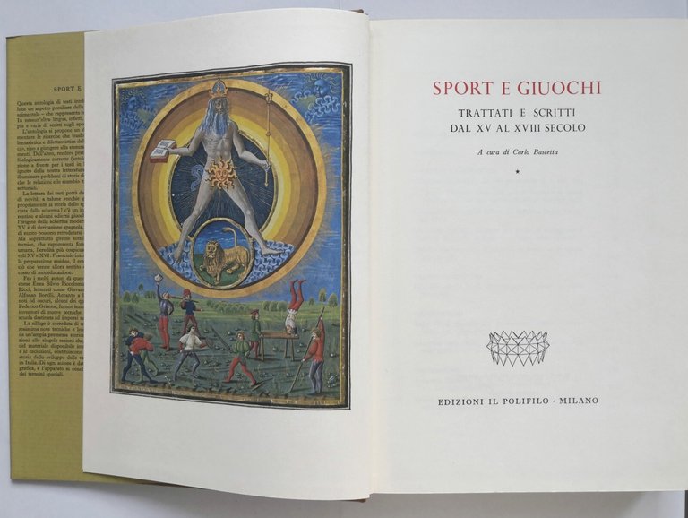 SPORT E GIUOCHI a cura di Carlo Bascetta 2 tomi …