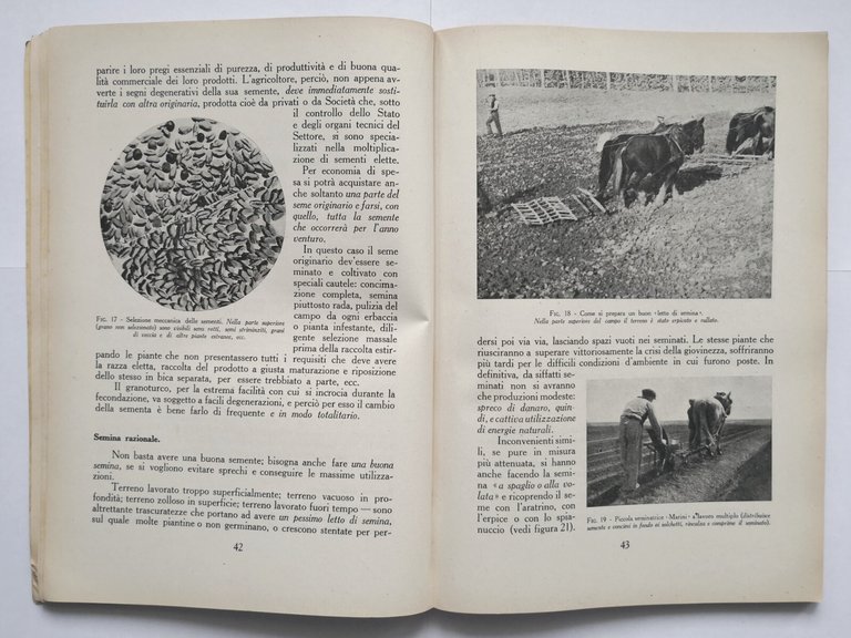 SPRECHI E RICUPERI IN AGRICOLTURA 1941 Confederazione Fascista Agricoltori Libro